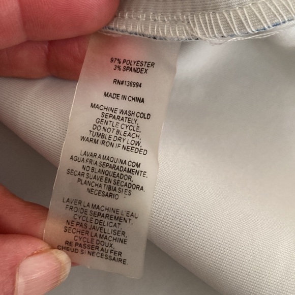 Milano Blue and Black Patterned Mini Dress size M - Picture 6 of 6